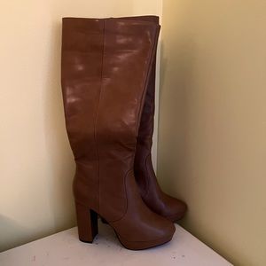 Brown Knee High Boots